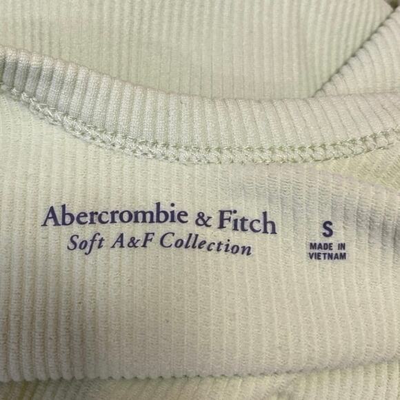 Abercrombie & Fitch Green Rib Knit Sleeveless Cami Camisole Bodysuit Tank Top S - Picture 3 of 3